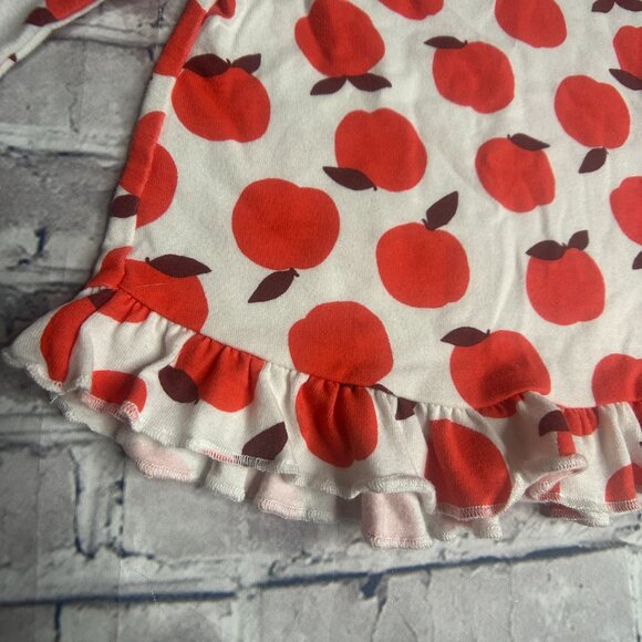 EUC Baby Cat & Jack Apples Ruffle Shirt Size 12 Months - Picture 6 of 12